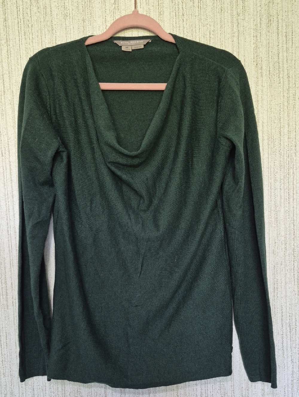 Royal Robbins Size Medium Green Long Sleeve Sweater